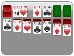 3 Card (1 Pass) Solitaire
